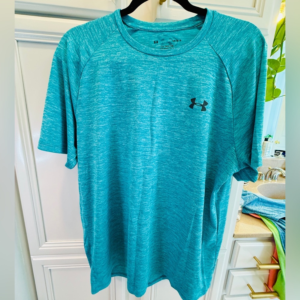 Under Armour Tech Tee – Teal – Size Large
